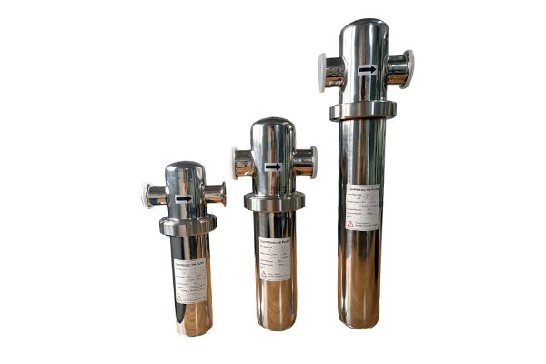 High pressure stainless steel precision filter BXG-010* compressed air filter