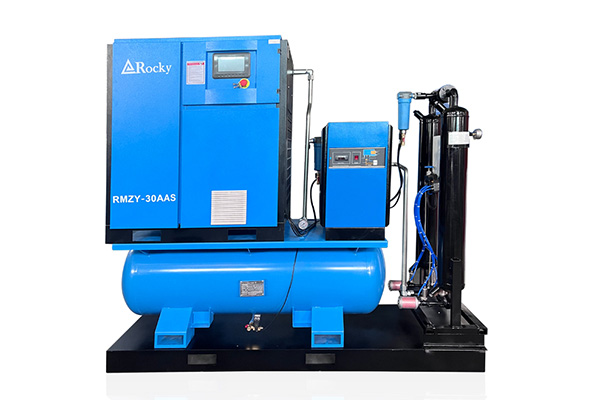 ROCKY Screw Compressor Manufacturers Rotary Screw Air Compressor RMZY-30AAS with Dryer