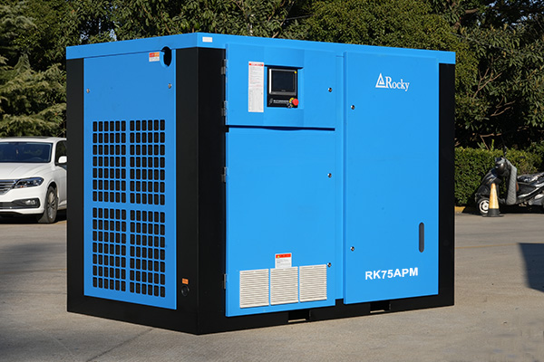 55KW RK75APM Compressors Manufacturers Screw Air Compressor Machines