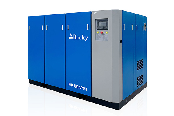 China Rotary Industrial Compressor Two Stage Screw Air Compressor 