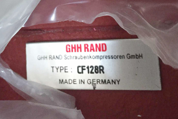 INGERSOLL GHH Rand CF128R Oil-Injected Screw Compressor Airend 