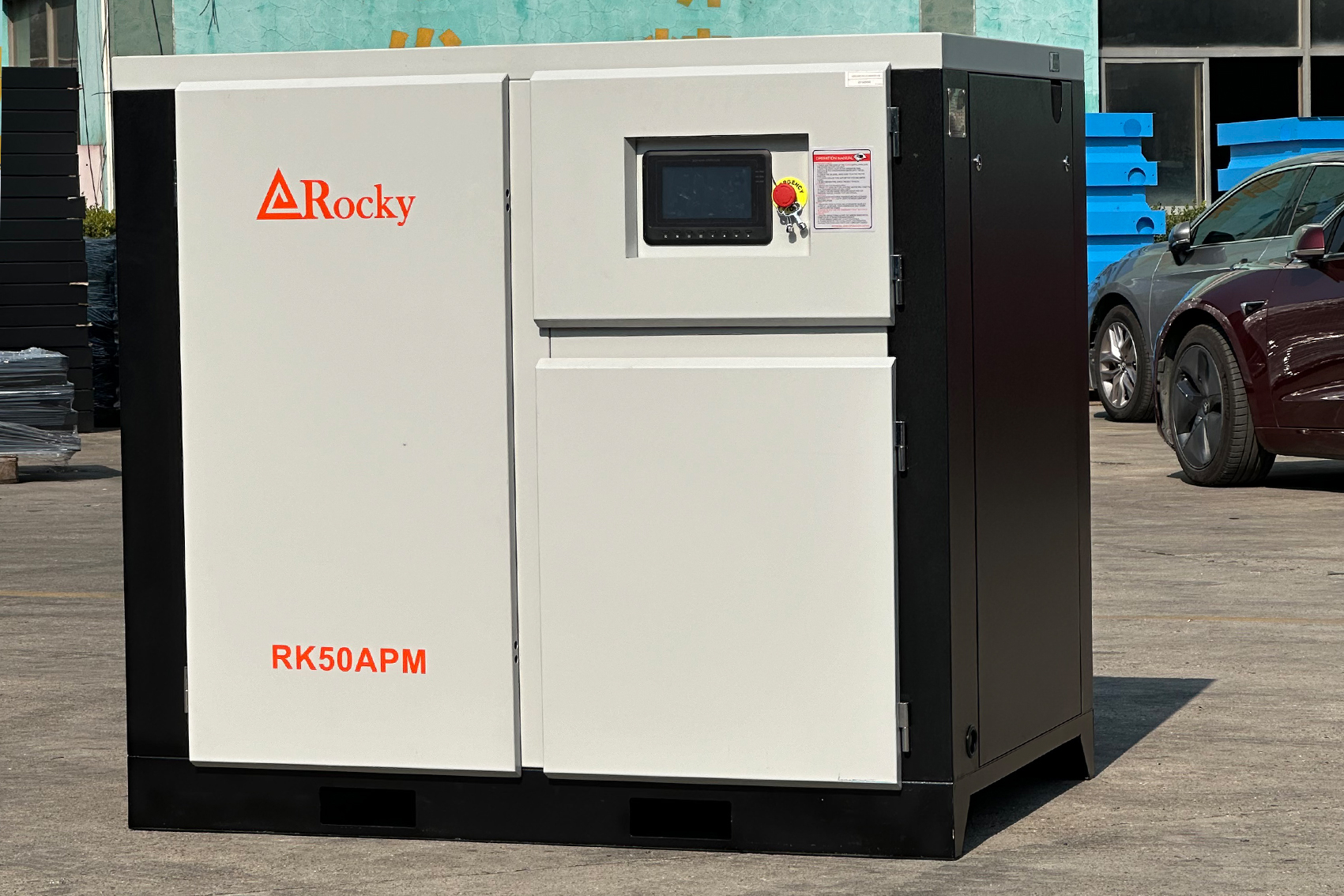 50HP 37kW 8 bar Screw Air Compressor Rotary VSD Screw Compressor RK50APM