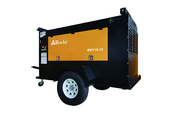 Industrial Heavy Duty Rotary Screw Portable Diesel Air Compressor RKY-10/12