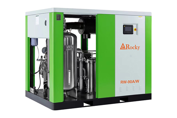 China Industrial Silent Oil-Free Electrical Rotary Screw Air Compressor 90kW