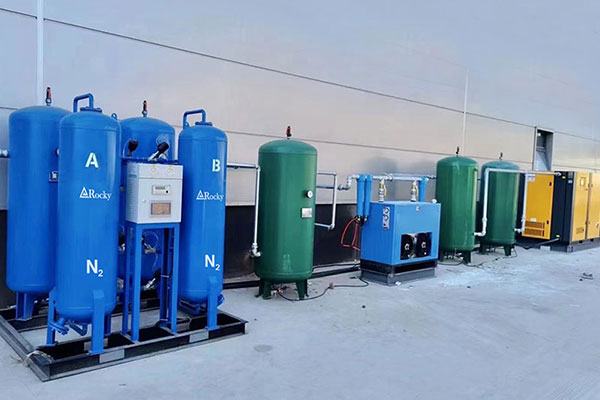 150nm3/H Adsorption Nitrogen Generator 99.99% High Purity Nitrogen Compressor