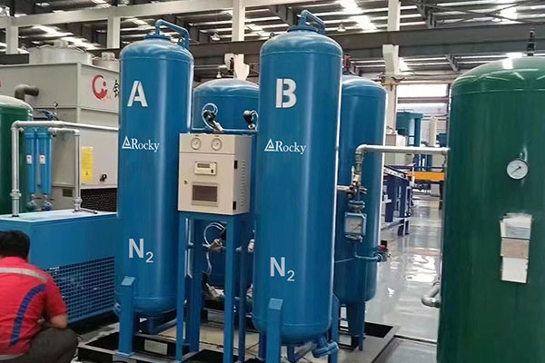 High Purity 99.999% Nitrogen Gas System Instrument 21Nm3/h PSA Nitrogen Generator