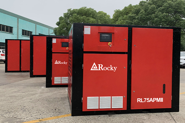 5.5 Bar 75HP Low Pressure Two-Stage PM VSD Screw Air Compressor
