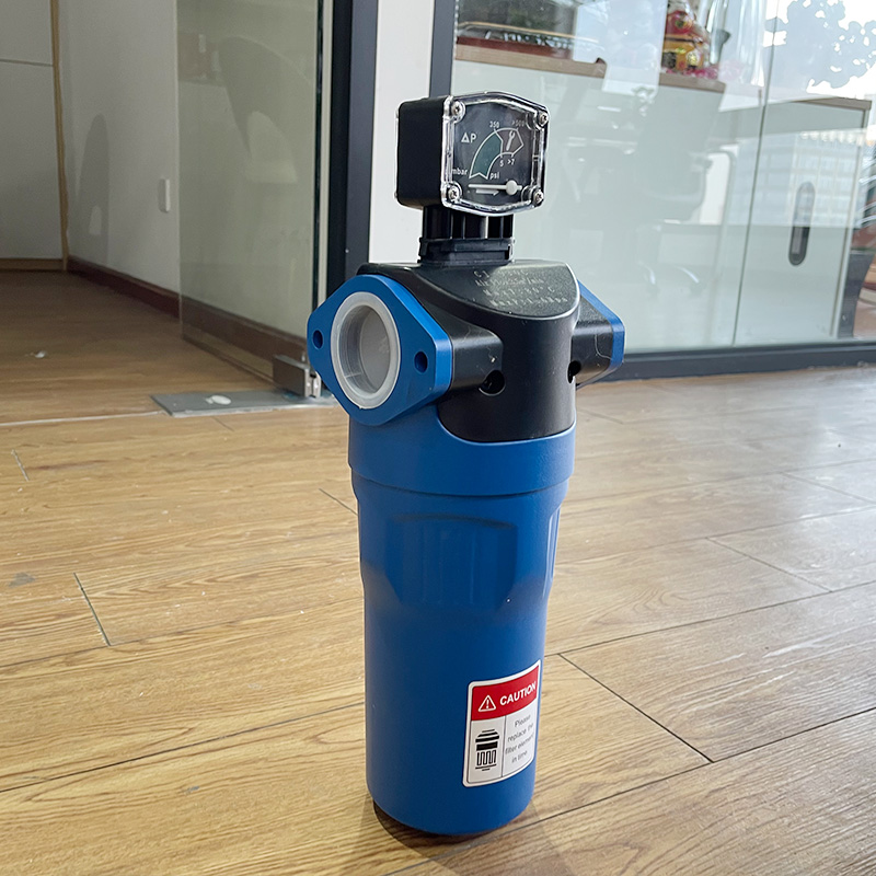 3.5m<sup>3</sup>/min compressed air precision filter with pressure gauge RJ-030*
