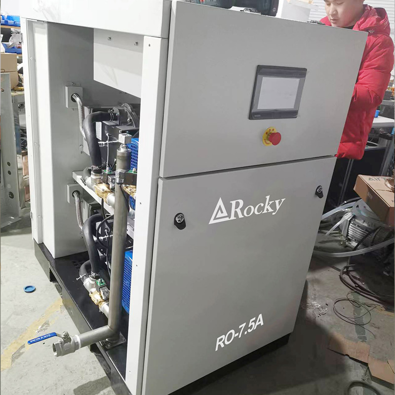 China 10 Bar Oil Free Scroll Air Compressor RO-7.5A