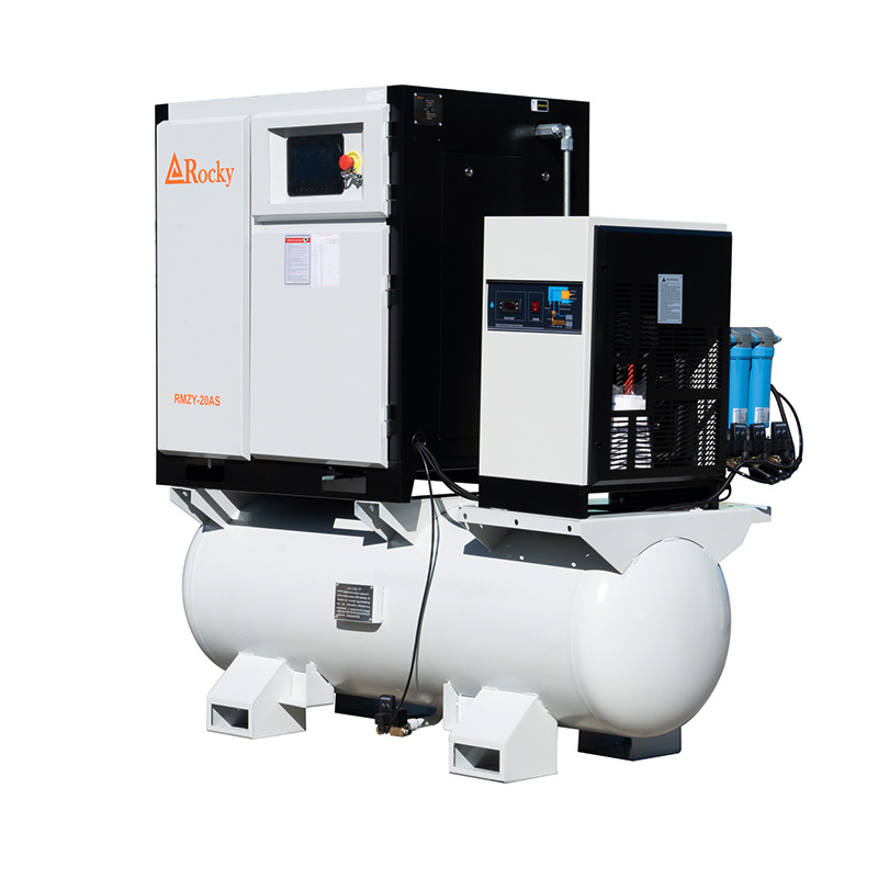 20hp High-Pressure Laser Cutting Machine with Combined Screw Air Compressor and Air Dryer