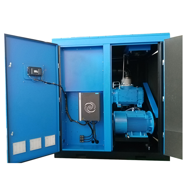 75kw/100HP Industrial Oil-Free Screw Blower for Wastewater Treatment Plants