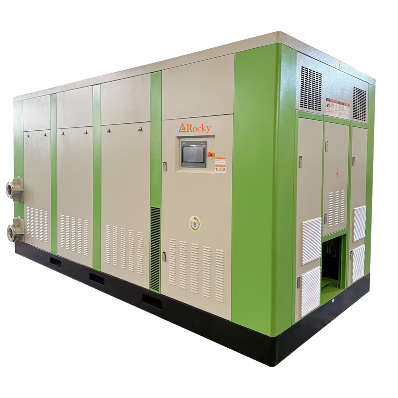 332kW 25–40bar Variable Speed Water-Lubricated Oil-Free Screw Compressor  for PET Bottle Blowing Industry