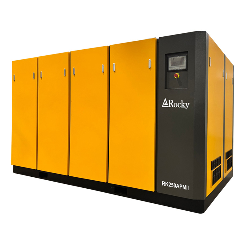 Two Stage Permanent Magnet VSD Screw Air Compressor Energy Saving 30% for Industrial Factory