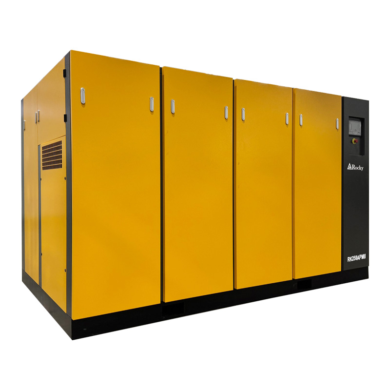 Two Stage Permanent Magnet VSD Screw Air Compressor Energy Saving 30% for Industrial Factory