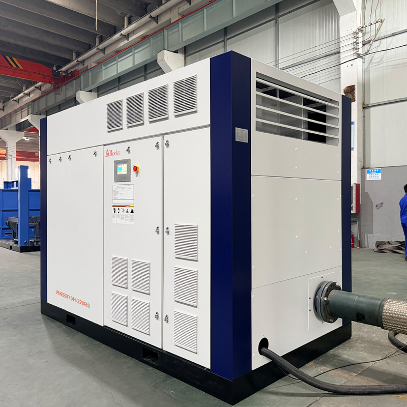 Class 0 Oil-Free Screw Blower Air Compressor for Wastewater Treatment Aeration and Powder Conveying