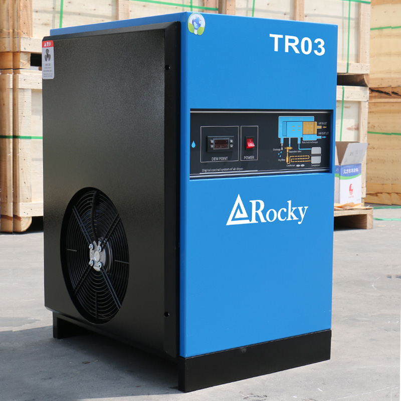 Industrial Marine Refrigerated Compressed Air Dryer 3.6m³/min, 220V 60Hz 1PH for Shipboard Use