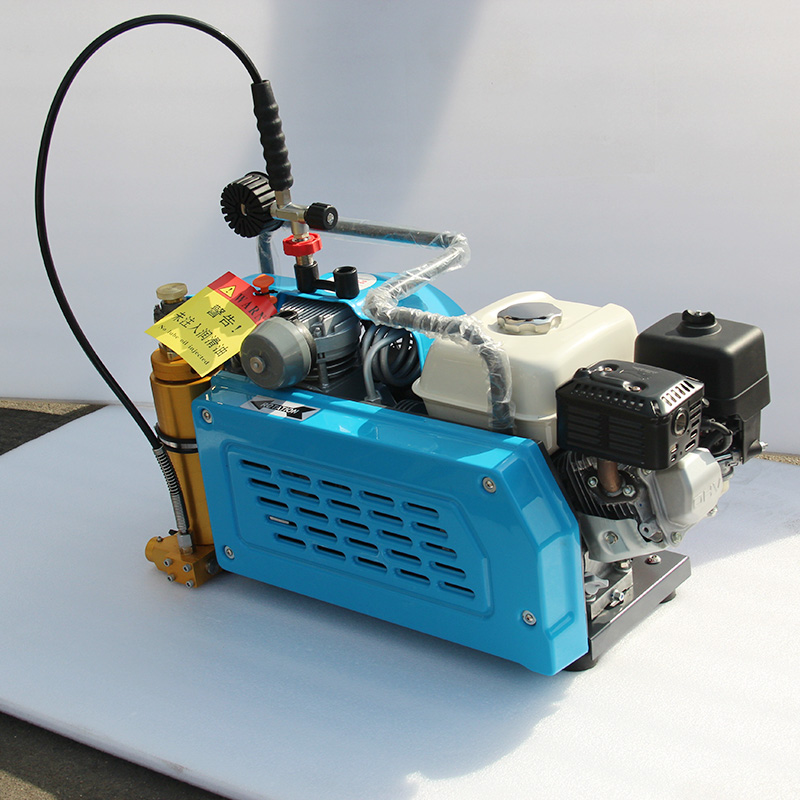  Portable High Pressure Gasoline Piston Air Compressor 300 Bar 4500 PSI CE Certified for SCUBA Diving Firefighting