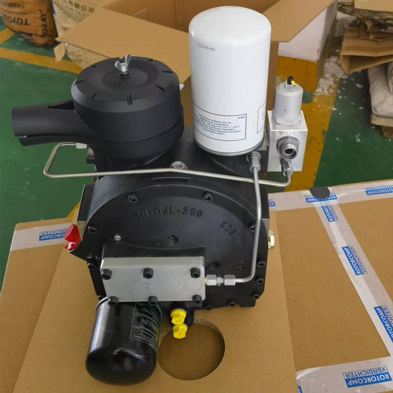 Screw Air Compressor Head Germany Original ROTORCOMP Screw Air End NK31-V018