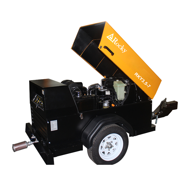 How to cool down the medium pressure screw air compressor