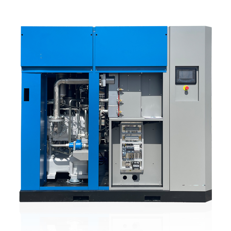Maintenance method of screw air compressor air filter element