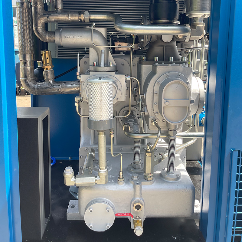 Analysis of the causes of oil in the exhaust gas of screw air compressor