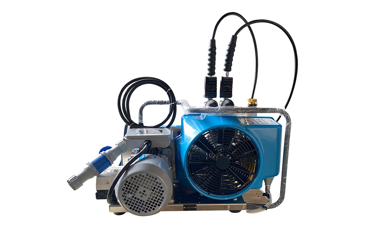 What is the role of installing two air compressor air tanks in the air compressor station room